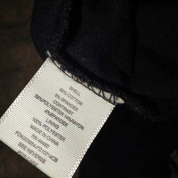 Love Fire Black & Tan Geometric Bodycon Dress - XS - Picture 4 of 4